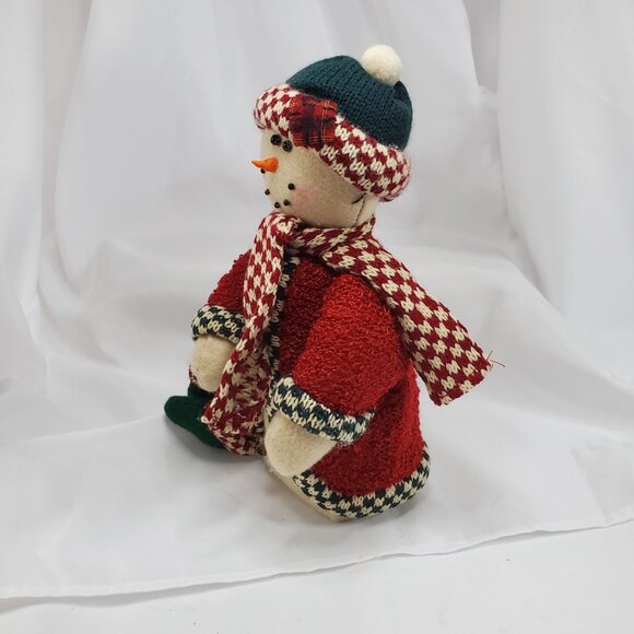 Snowman Family Plush Decor Set With Baby & Child weighted bottoms - Picture 4 of 16